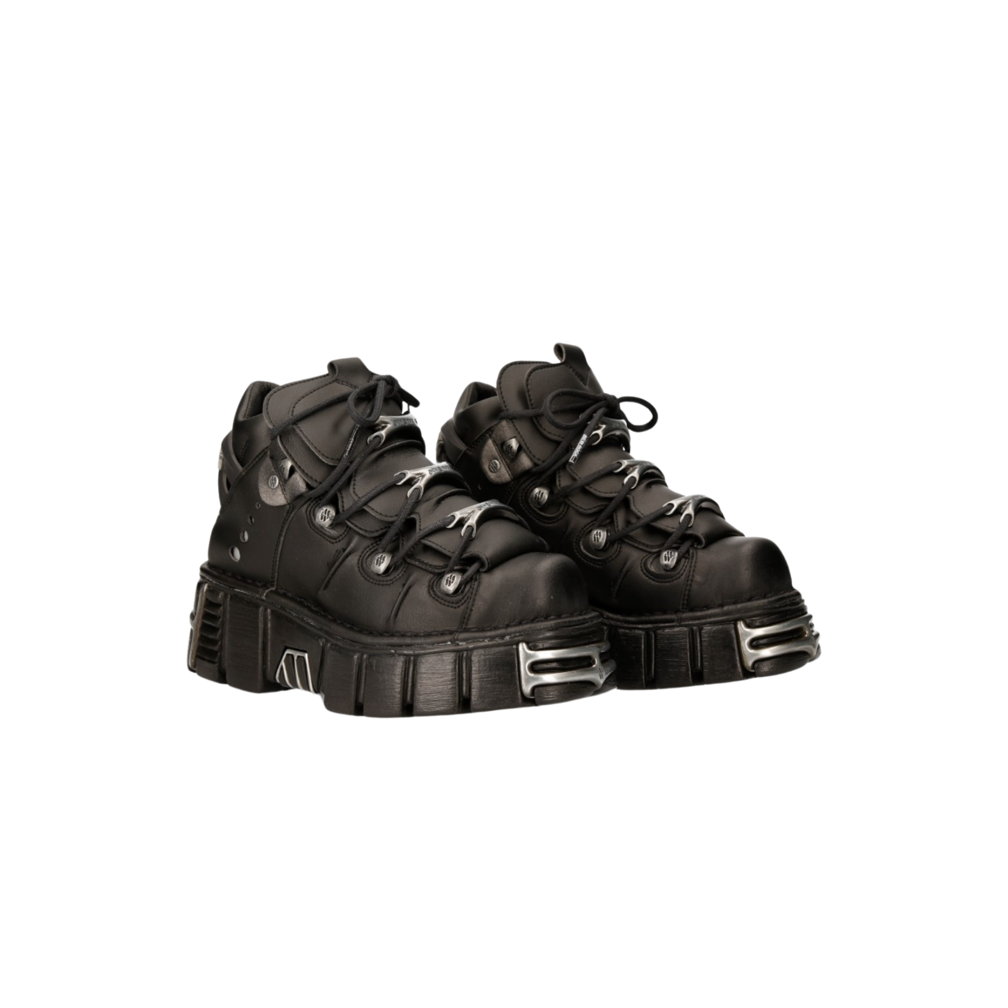ANKLE BOOT BLACK TOWER WITH LACES M-106-VS1